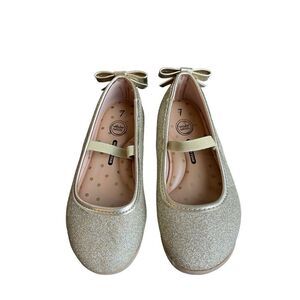 Wonder Nation Toddler Girls Ballet Flat Dress Shoes, Sizes 7